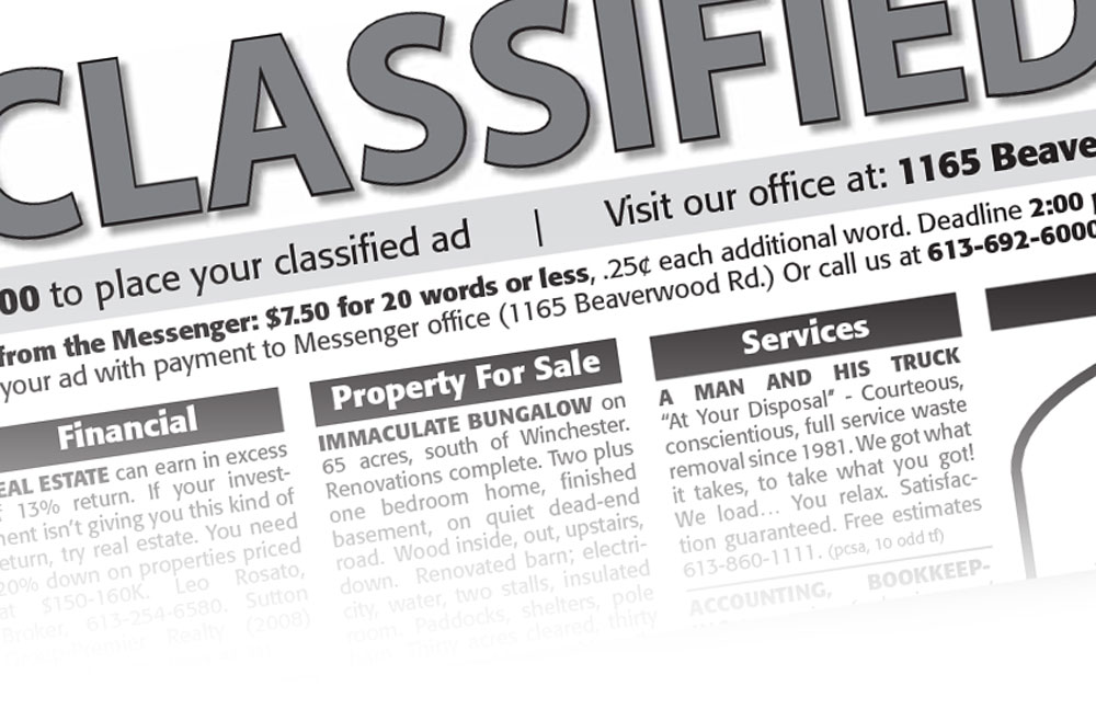 Classified ads place